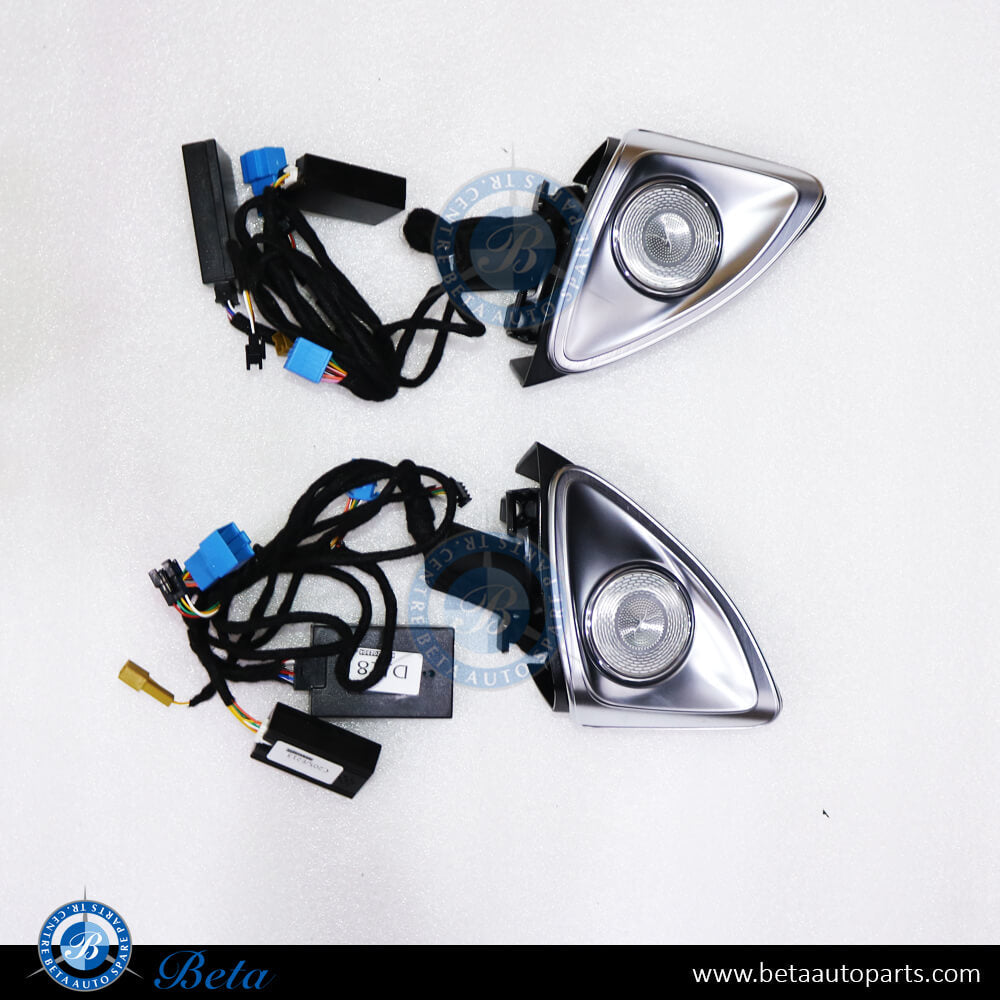 Front Tweeters 4D 64 Colors for Mercedes S-Class W222 2014-2020 models, Part Number 2228202200 Front Tweeters 4D 64 Colors for Mercedes S-Class W222 2014-2020 models, Part Number 2228202200